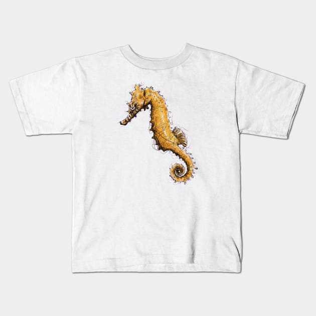 Seahorse Kids T-Shirt by JuicyCreations